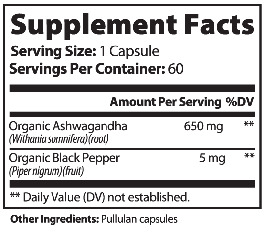 Ashwagandha Supplement — Stress & Calm Support