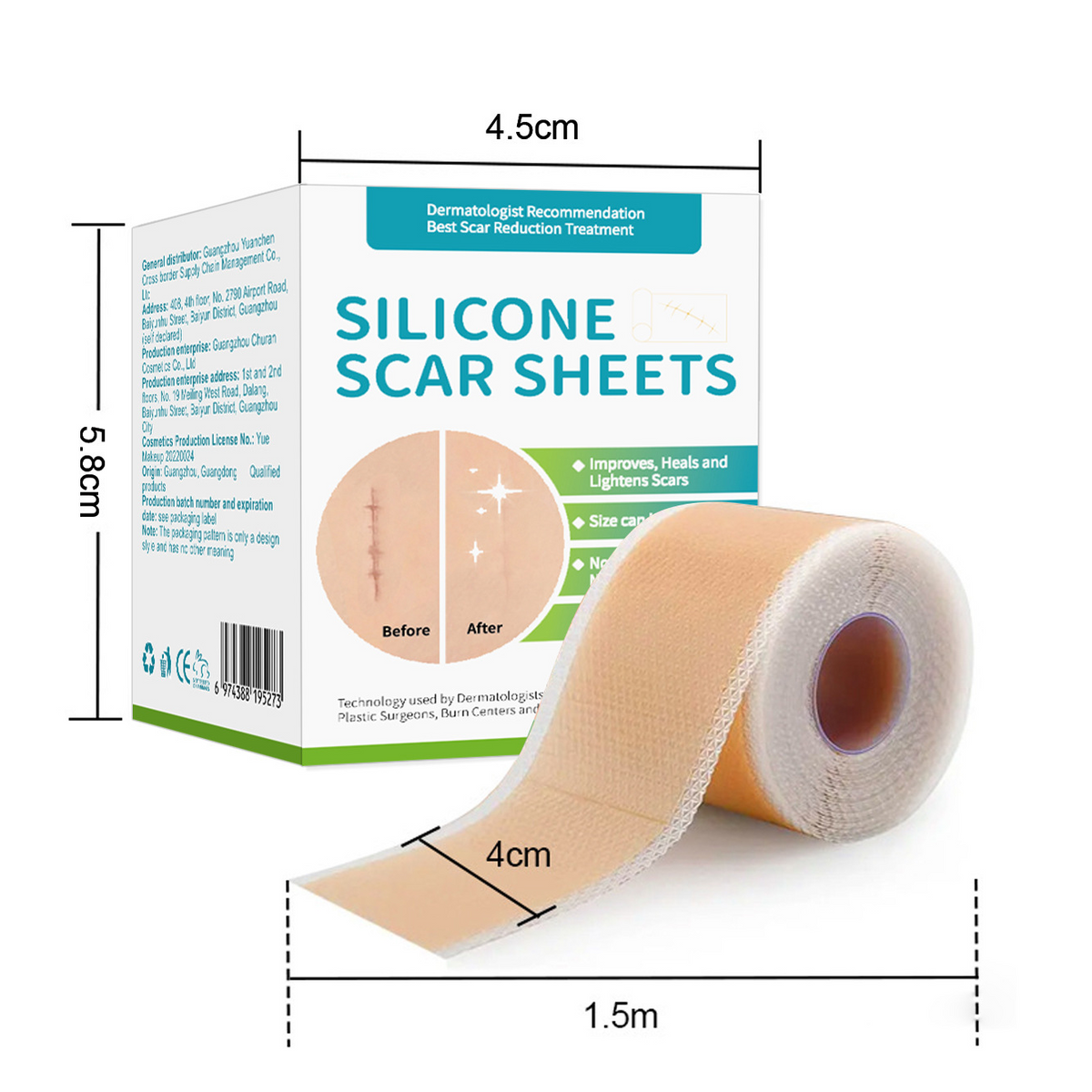 Silicone Scar Care Strips